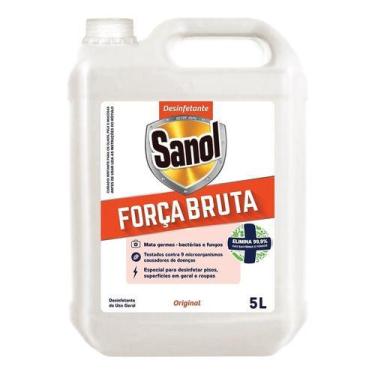 Imagem de Desinfetante Bactericida 5l Força Bruta Lysoform Sanol Pesado
