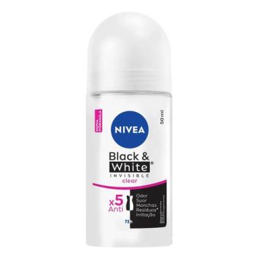 Imagem de Desodorante Nivea Rollon Black White Fem 50ml
