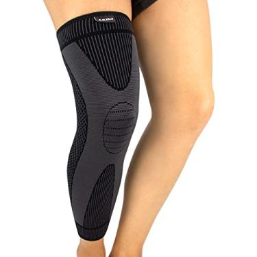 Imagem de Joelheira de Compressão LongBrace Alasca para corrida, musculação, futebol e ciclismo