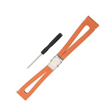 Imagem de Pulseira de relógio inteligente de couro, pulseira de relógio de substituição de 20 mm Leve e fácil de instalar Durável Amazfit GTS3 Confortável para relógios inteligentes Marrom