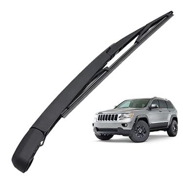 Imagem de JEZOE Para-brisa do carro Janela traseira 12"conjunto de lâmina e braço do limpador traseiro, para Jeep Grand Cherokee 2011-2018 acessórios do carro