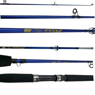 Imagem de Vara De Pesca Molinete 10-45Lbs 2.1M Fibra De Vidro Cor02 - T Fishing