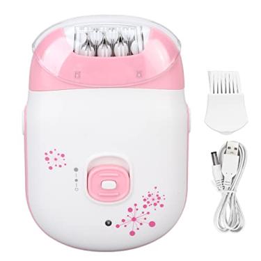 Imagem de Depilador de depilação, elétrico para mulheres, carregamento USB, ferramenta compacta de remoção de pelos para braços, pernas, axilas, área do biquíni e rosto -