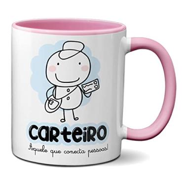Imagem de Caneca Carteiro Aquele Que Conecta As Pessoas! Presente (Rosa)