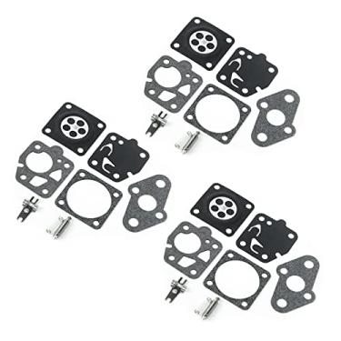 Imagem de MOOKEENONE 3 conjuntos de kit de reparo de carburador kit de motocicleta para Kawasaki TG24 TG25