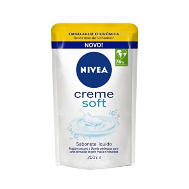 Imagem de NIVEA Sabonete Líquido Refil Creme Soft 200ml - Composto com óleo natural, sua fórmula equilibra o pH da pele e garante maciez prolongada após o uso