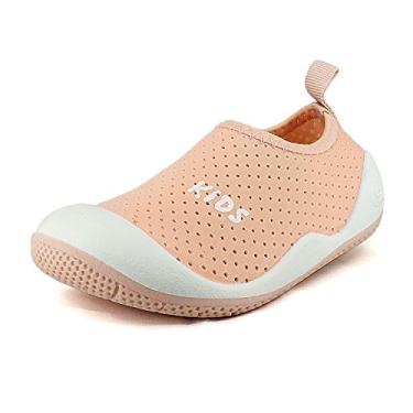 Imagem de Tênis infantil Z-T FUTURE – Tênis infantil de malha respirável e leve para caminhada, corrida, praia, piscina, X-pink, 7.5 Toddler