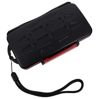 Imagem de 1 Unidade Caixa De Armazenamento De Cartão De Memória Caso De Suporte De Memória Titular Do Cartão Caso De Armazenamento Sd Maleta Anti-queda Vermelho Mala Plástico