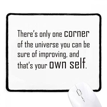 Imagem de Citação You Can Change Your Own Self Mousepad Tapete de borracha para jogos