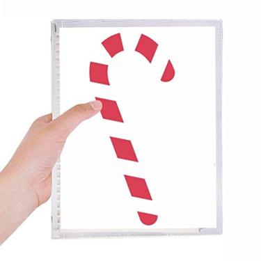 Imagem de Caderno de Natal para festivais vermelhos, folhas soltas, diários recarregáveis, artigos de papelaria