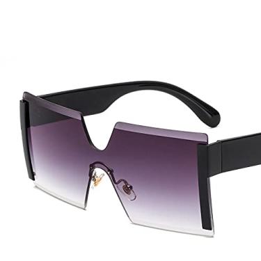 Imagem de Óculos de sol fotocrômicos sem aro fotocromáticos para homens e mulheres Óculos de sol Uv400 de uma peça 8