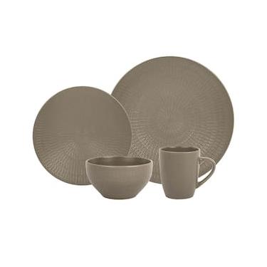 Imagem de Aparelho de Jantar 24 Peças L`Hermitage Terroir em Cerâmica - Taupe