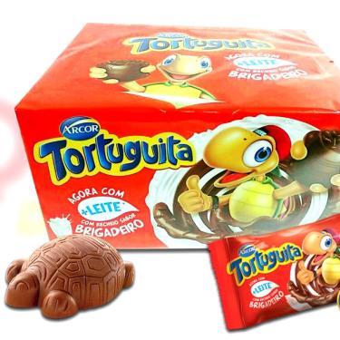 Imagem de Chocolate Tortuguita Com Recheio Brigadeiro 15,5g C/24un-arcor