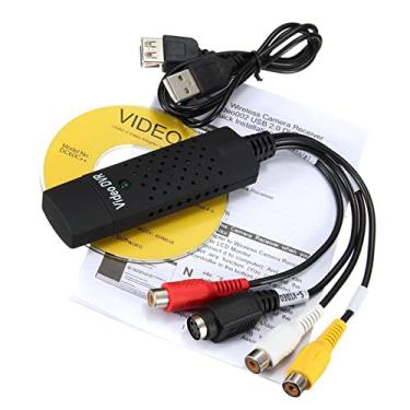 Imagem de Adaptador USB 2.0 para TV, vídeo, áudio, VHS para DVD, conversor de cartão de captura e kit adaptador Easycap