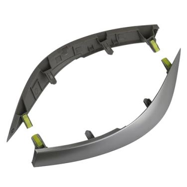 Imagem de Osompar Tira de acabamento do painel central superior compatível com Toyota Corolla 2007-2009 substitui 55436-02330 55435-02370 cinza prateado lado esquerdo direito