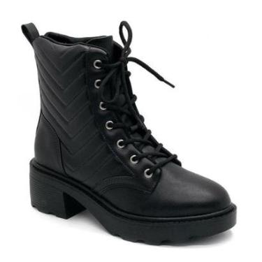 Imagem de Bota Coturno Feminino Casual com Costuras Vizzano 3079.106-Feminino