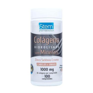 Imagem de Colágeno 1000mg + Minerais (100 Comprimidos) - Stem Pharmaceutical-Unissex