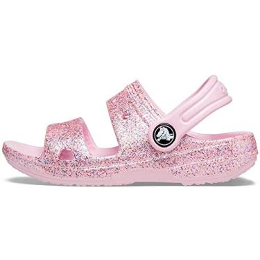 Imagem de Crocs BR Classic Crocs Glitter Sandal T - Rainbow - C4 , 207983-93R-C4, Kids Girls , Rainbow , C4
