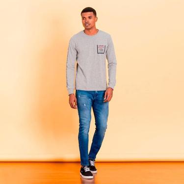 Imagem de Camiseta Gangster Masculina Manga Longa Established-Masculino