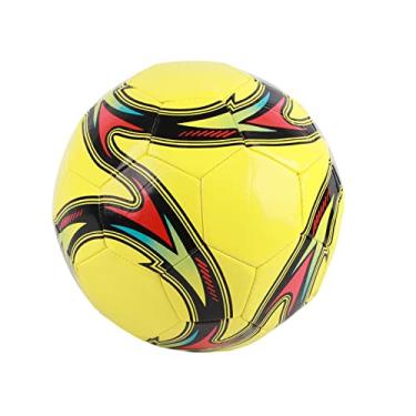 Imagem de Bola de Futebol, Tamanho Padrão 5 Bola de Futebol à Prova de Vazamentos Campus Football Equipamento Esportivo de Futebol Resistente Ao Desgaste à Prova D'água para (Huang
