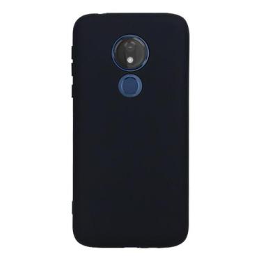 Imagem de Capa Aveludada Preta + Película De Hydrogel HD Compatível Para Moto G7