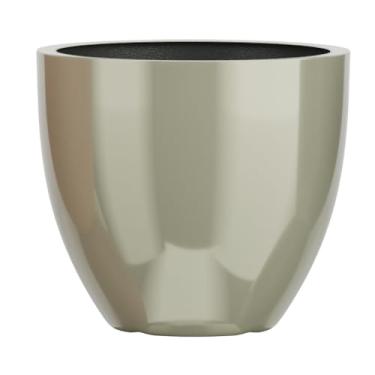 Imagem de Vaso Fibra De Vidro Grande 57cm Tipo Vietnamita Viena (Champagne)