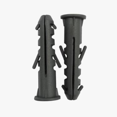 Imagem de Bucha de Fixação Parede Com Aba Anel 8mm Embalagem C/ 60 Peças - Bucha