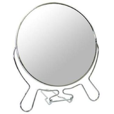 Imagem de Espelho Maquiagem De Mesa E Bancada Dupla Face Giratório - Bc Bora Col