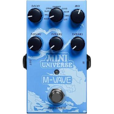 Imagem de M-Vave Universal Pedal De Efeito Reverb Digital 9 Tipos Room/Shimmer/L
