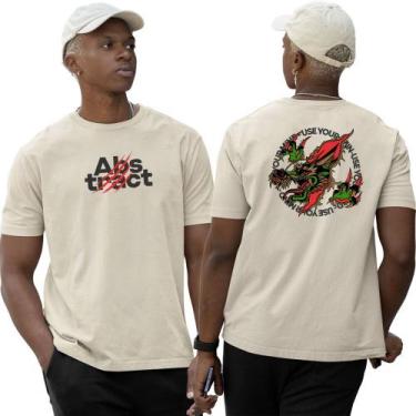 Imagem de Camiseta Basica Algodão Red Dragon Abstract Style Street - Abstract St