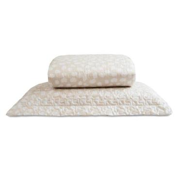 Imagem de Kit Cobre Leito Colcha Solteiro 2 Pçs Basic Estampado Macio - JS OLIVE