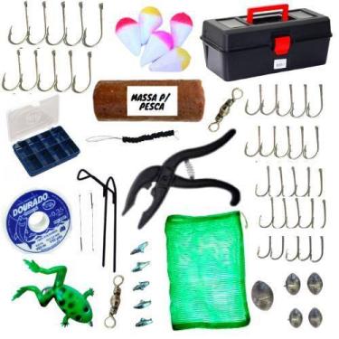 Imagem de Caixa De Pesca Completa Com Estojo Acessórios Para Pescaria - Sekyped