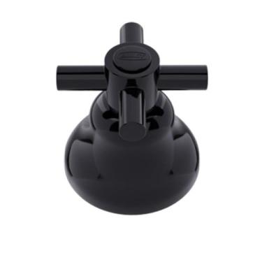 Imagem de Acabamento registro c37 padrao deca/meber/docol black preto blukit