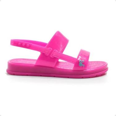 Imagem de Sandália Infantil Papete Grendene Barbie Color Mochi Rosa, Rosa fluor,