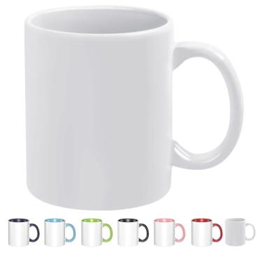 Imagem de Jgksbqv Caneca de café personalizada projete seu próprio copo personalizado com foto texto logotipo presentes personalizados para homens mulheres xícara de chá 325 ml impressão em ambos os lados,
