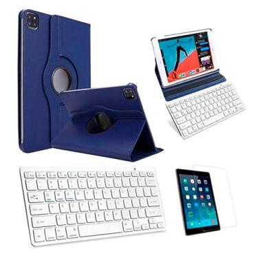 Imagem de BDNET, Capa/teclado/pel Para iPad Air 5 10,9 2022 Azul