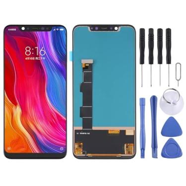 Imagem de tela Tela LCD TFT para Xiaomi Mi 8 com conjunto completo de digitalizador substituição da tela