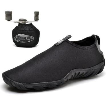 Imagem de Sapatilha Náutica Antiderrapante Pesca Bike Mergulho + Capa Molinete C