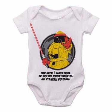 Imagem de body nenê criança roupa bebê De volta para o futuro Marty Darth vulcan
