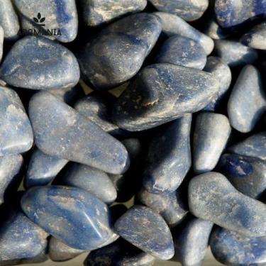 Imagem de Quartzo Azul Rolada - A Pedra da Comunicação - Aromania Essências