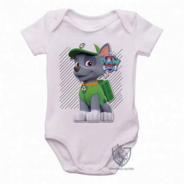 Imagem de body nenê criança roupa bebê  Patrulha Canina Rocky - Empório Dutra, P