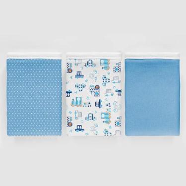 Imagem de Fronha Para Travesseiro De Bebe 100% Algodão 30x40cm Kit C/3 - Dugu, B
