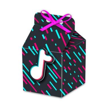 Imagem de Caixa Decorativa Milk Music Move 8 Un - Junco