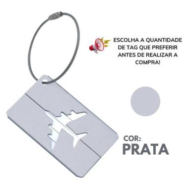 Imagem de Kit Tag De Mala Etiqueta Identificadora Com Cabo Aço - Escolha Seu Kit