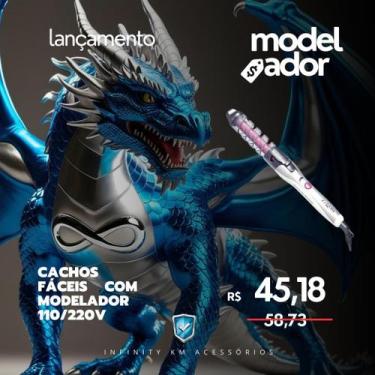 Imagem de Cachos Fáceis com Modelador 110/220V - Infinity Km Acessórios