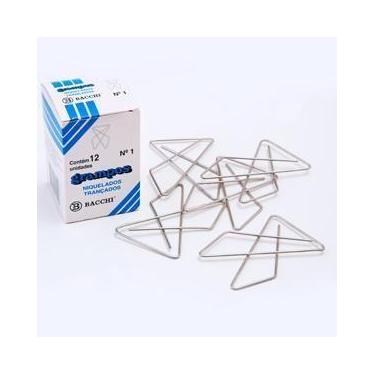 Imagem de Grampo Trançado Trunfo Nº 1 Galvanizado Com 12 Unidades Bacchi