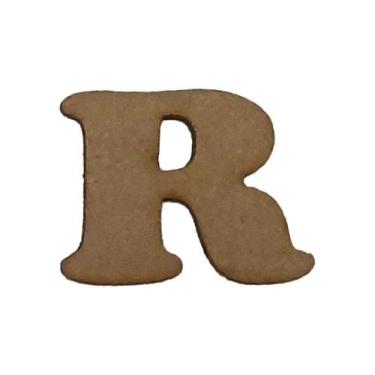 Imagem de Kit 10 Letras R Mdf 3mm por 2,5cm de Altura Laser Mdf Madeira - ATACAD