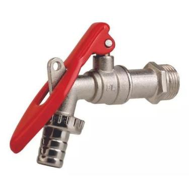 Imagem de Torneira Cadeado Esfera metal Jardim Antivandalismo Parede - Furkin
