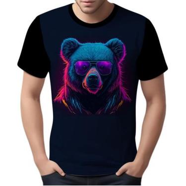 Imagem de Camisa Camiseta Estampada T-shirt Face Urso Neon Moda 5 - Enjoy Shop, 