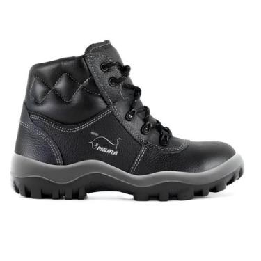 Imagem de Botina Miura Gran Luxo Bico Composite - SAFETLINE, 39, Preto